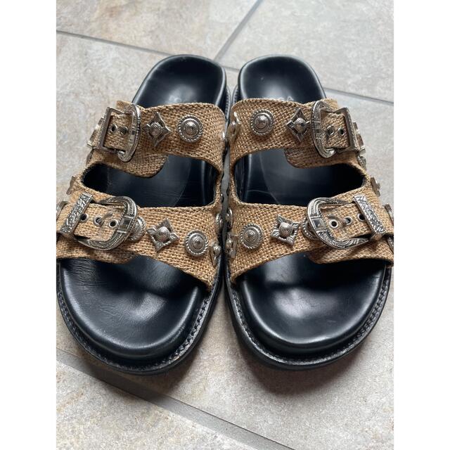 【CAMINANDO/カミナンド】 BUCKLE SANDAL 36