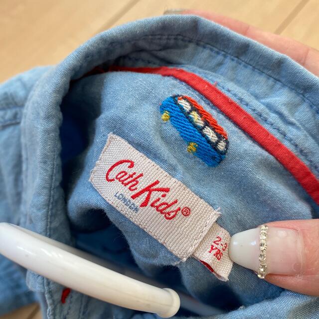 Cath Kidston(キャスキッドソン)のCath kidson シャツ　キッズ　乗り物 キッズ/ベビー/マタニティのキッズ服男の子用(90cm~)(ブラウス)の商品写真