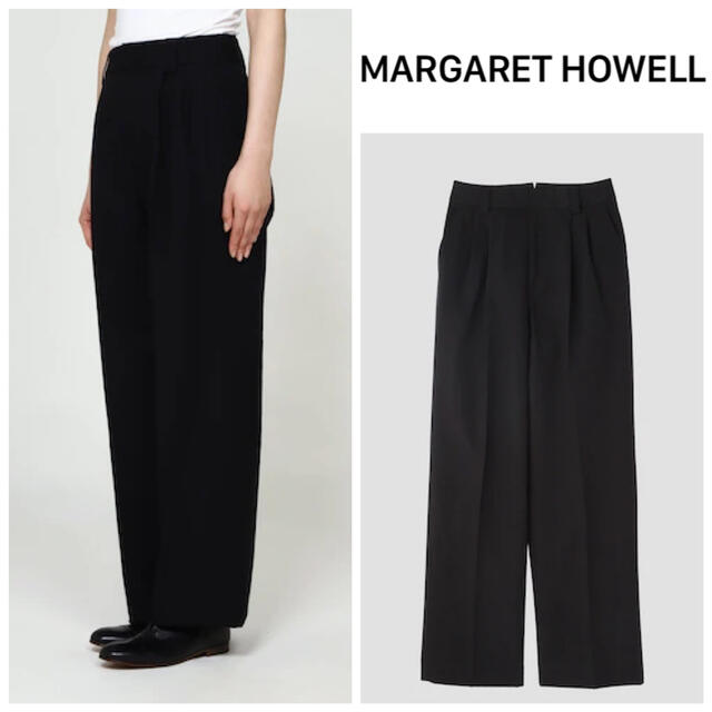 MARGARET HOWELL(マーガレットハウエル)の新品♡ 定価33000円 2020SS マーガレットハウエル コットン リネン レディースのパンツ(カジュアルパンツ)の商品写真