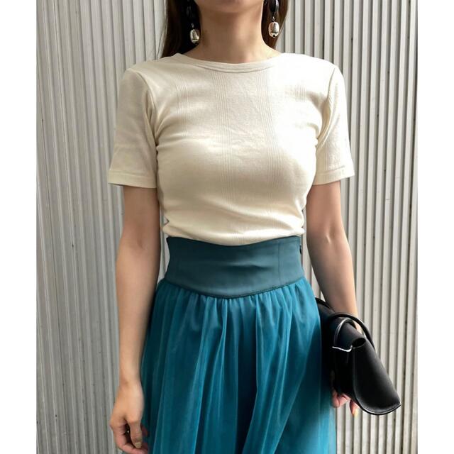 Ameri VINTAGE - Ameri VINTAGE ミラー コラボ Tシャツ アイボリーの