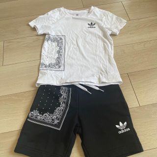 アディダス(adidas)のadidas ペーズリーセットアップ　130(パンツ/スパッツ)