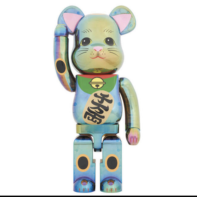 BE@RBRICK 招き猫 黒透明メッキ 1000％エンタメ/ホビー