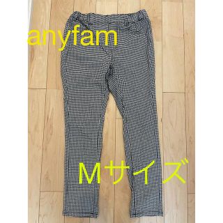 エニィファム(anyFAM)のanyfam スキニーパンツ　Mサイズ　ギンガムチェック(スキニーパンツ)