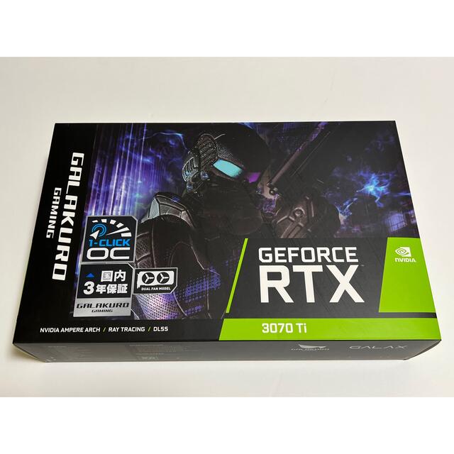 【超お買い得！】 新品 RTX3070Ti 8GB/DF GAMING GALAKURO PCパーツ