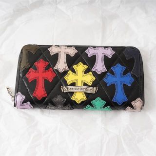 クロムハーツ(Chrome Hearts)のchrome hearts セメタリークロス マルチカラー 長財布(長財布)