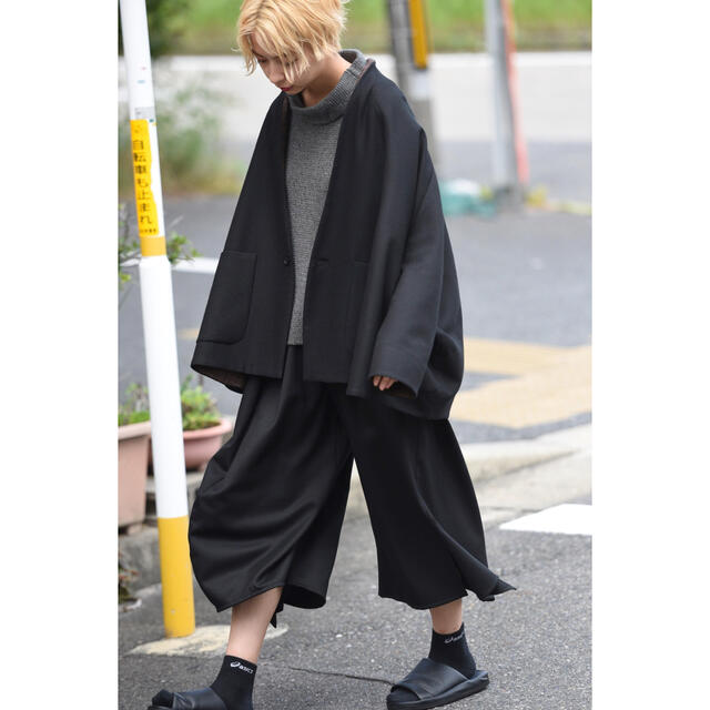 Yohji Yamamotoセットアップ♡ラップsk＋ノーカラーjk-