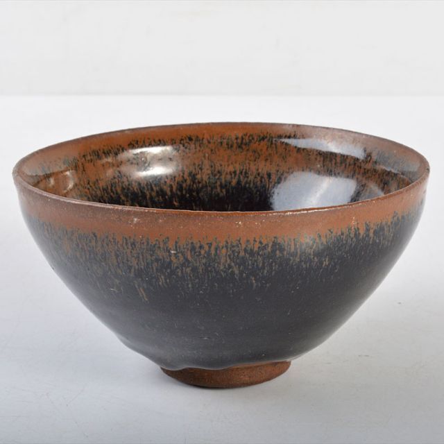 中国 南宋 建窯 兎毫盞 禾目天目茶碗 M R4465の通販 by