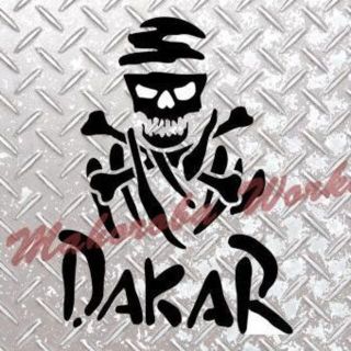 DAKAR スカルバージョン　カッティングステッカー　オフロード　ラリー　GS(その他)