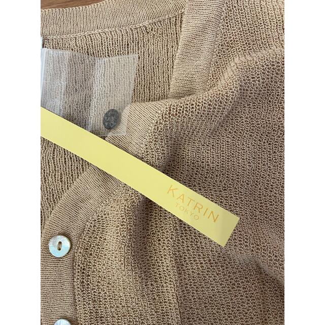 see-through cardigan（beige）Katrin TOKYO レディースのトップス(カーディガン)の商品写真