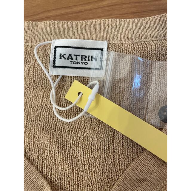 see-through cardigan（beige）Katrin TOKYO レディースのトップス(カーディガン)の商品写真