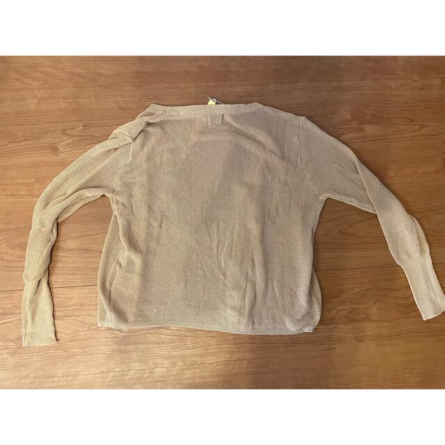 see-through cardigan（beige）Katrin TOKYO レディースのトップス(カーディガン)の商品写真