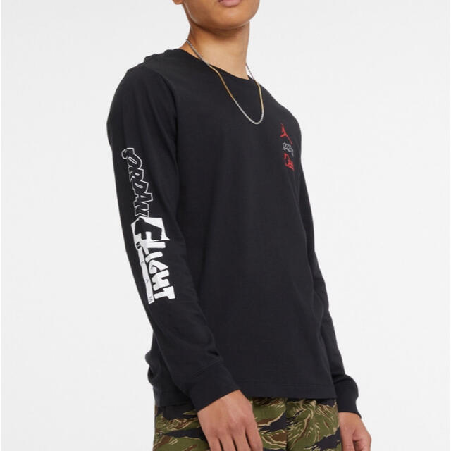 NIKE 新品 JORDAN ジョーダン 長袖Tシャツ 2XL ブラック NIKE ナイキの通販 by お願いします。NYLAからの新作も販売☆｜ナイキならラクマ