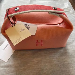 エルメス(Hermes)のHERMES ブリッドアブラック　新色GOYAVE(ポーチ)