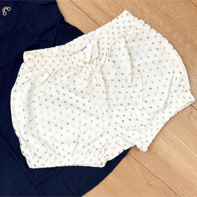 babyGAP(ベビーギャップ)の訳あり・新品★baby gapタンクトップ＆パンツ110 女の子　ノースリーブ キッズ/ベビー/マタニティのキッズ服女の子用(90cm~)(パンツ/スパッツ)の商品写真