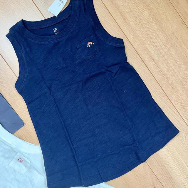 babyGAP(ベビーギャップ)の訳あり・新品★baby gapタンクトップ＆パンツ110 女の子　ノースリーブ キッズ/ベビー/マタニティのキッズ服女の子用(90cm~)(パンツ/スパッツ)の商品写真