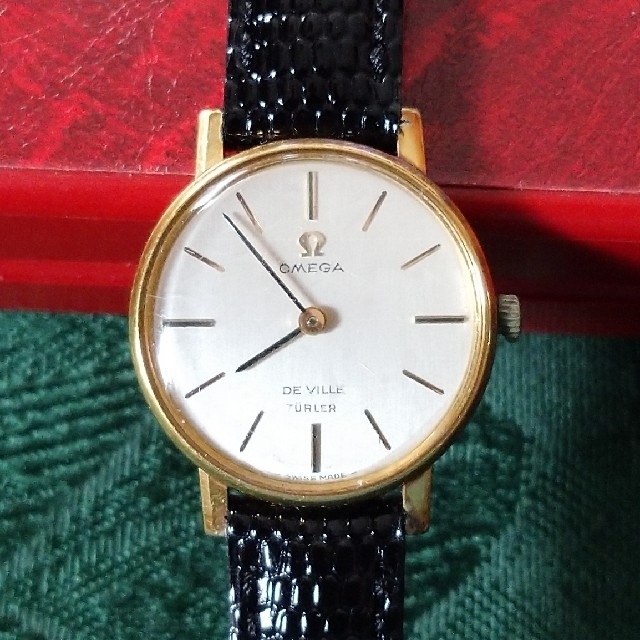 OMEGA オメガ デビル Wネームレディース手巻き腕時計 正規品 | www