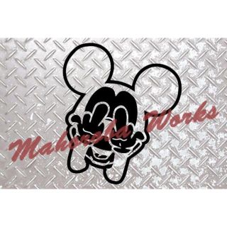 Fuck　MICKEY！　　カッティングステッカー　ヘラフラ　JDM　USDM(その他)