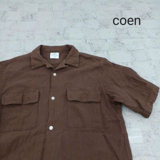 coen コーエン 半袖オープンカラーシャツ(シャツ)