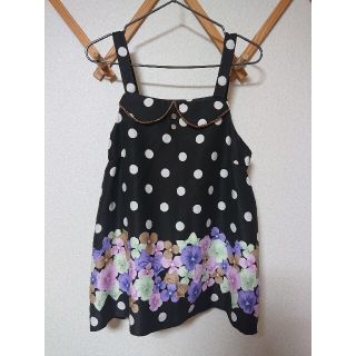 ポンポネット(pom ponette)の美品 ポンポネット pom ponette キャミソール トップス 120 ドッ(その他)