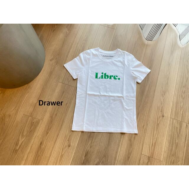 Drawer(ドゥロワー)のDrawer ル・ベーシック　プリントTEE  グリーン レディースのトップス(Tシャツ(半袖/袖なし))の商品写真