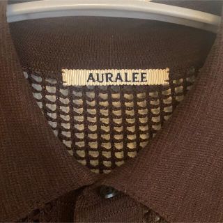 AURALEE 21SS  LINEN MESH KNIT SHIRTS