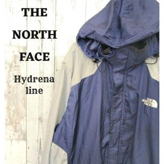 ザノースフェイス(THE NORTH FACE)のUS規格ノースフェイスマウンテンパーカーHydrenalineブルー青古着(ナイロンジャケット)