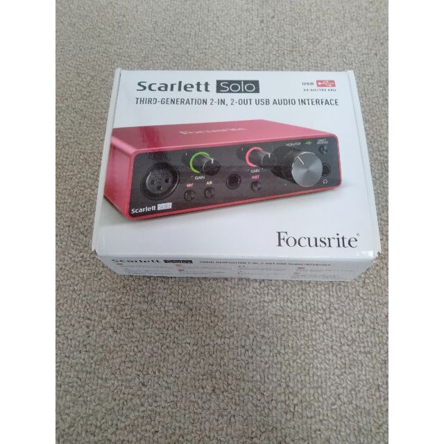 Forcusrite Scarlett Solo(gen3) ほぼ新品のサムネイル