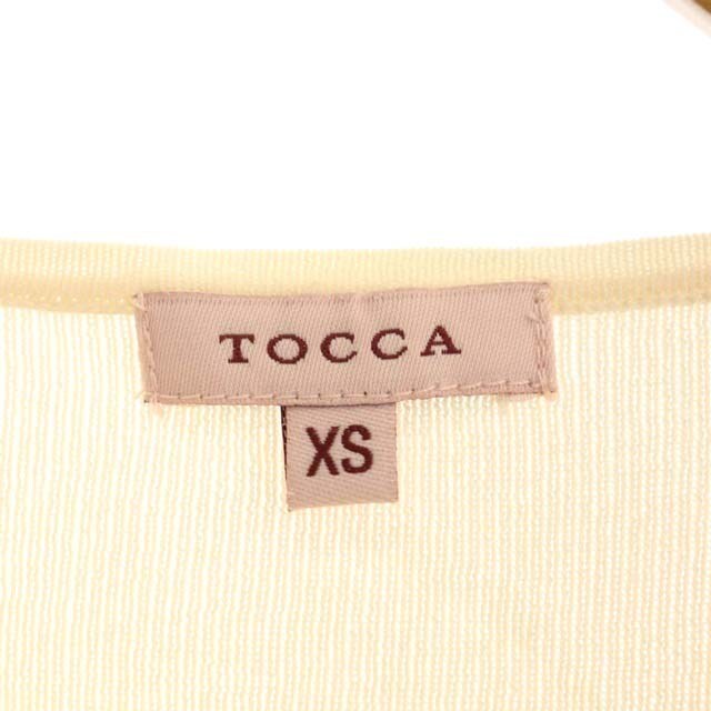 TOCCA(トッカ)のトッカ ショートカーディガン ボレロ 長袖 前開き XS ライトベージュ レディースのトップス(カーディガン)の商品写真