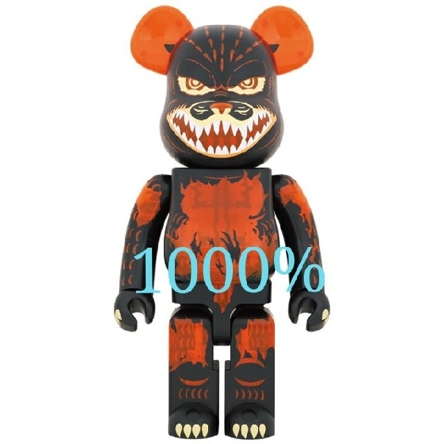 BE@RBRICK(ベアブリック)のBE@RBRICK ゴジラメルトダウン クリアオレンジ 1000% エンタメ/ホビーのフィギュア(その他)の商品写真