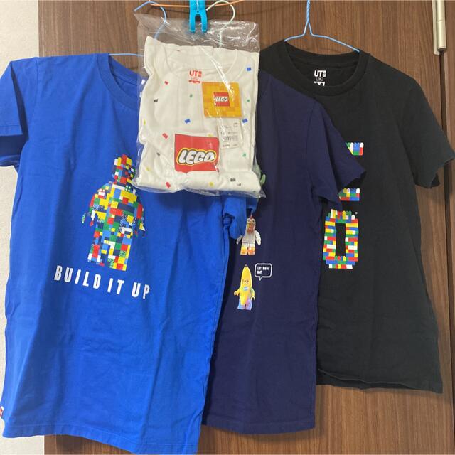 UNIQLO(ユニクロ)のユニクロ　レゴ　Tシャツ　160 4枚 キッズ/ベビー/マタニティのキッズ服男の子用(90cm~)(Tシャツ/カットソー)の商品写真