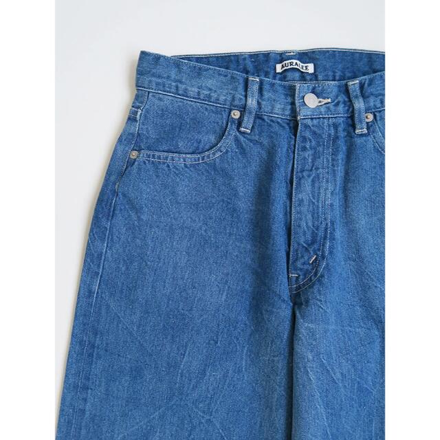 2022SS auralee  DENIM WIDE PANTS 1