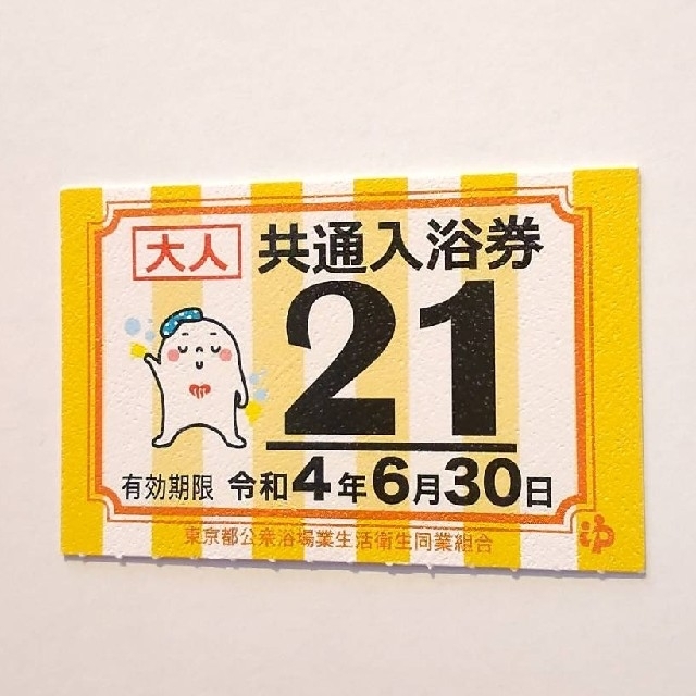東京都 共通入浴券 大人30枚 - その他