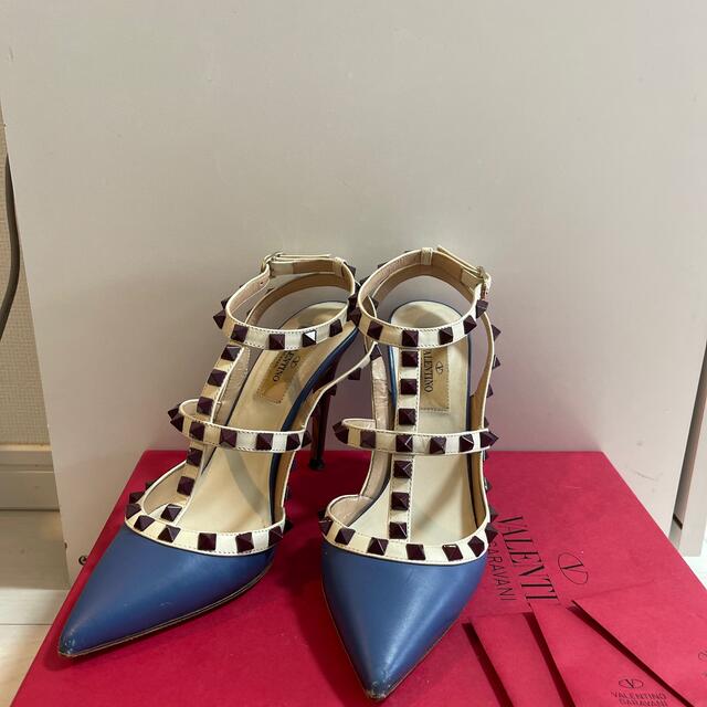 VALENTINO ヒールサンダル size36 - ハイヒール/パンプス