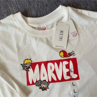 マーベル  tシャツ レディース　L(Tシャツ(半袖/袖なし))