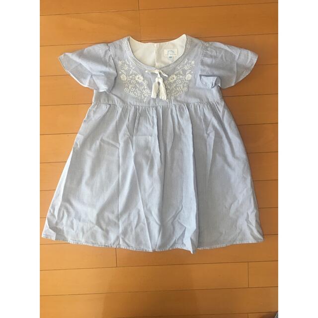 N.Natural beauty basic(エヌナチュラルビューティーベーシック)のぱん様専用♡女の子ワンピース 120センチ、大人トップスMサイズ☆親子ペア キッズ/ベビー/マタニティのキッズ服女の子用(90cm~)(ワンピース)の商品写真