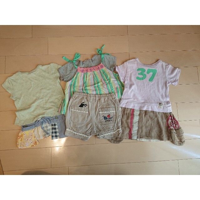 Petit jam(プチジャム)の夏服まとめ売り 女の子 ラグマート セラフ プチジャム 90 95 キッズ/ベビー/マタニティのキッズ服女の子用(90cm~)(その他)の商品写真