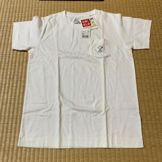 ユニクロ(UNIQLO)のユニクロ　スヌーピー　カウス　コラボTシャツ　白　140cm 限定　激レア！(Tシャツ/カットソー)