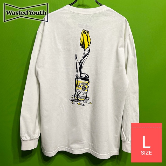 Wasted Youth LS TShirtWhite状態