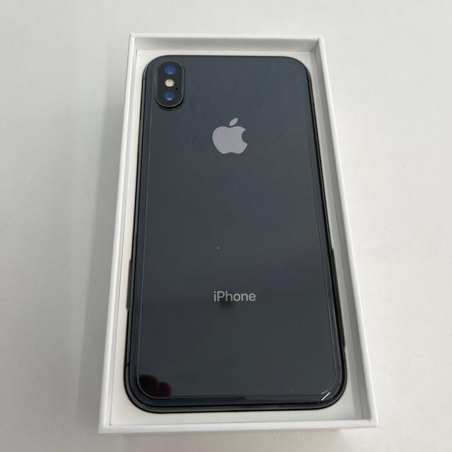 iPhonex 64GB simフリー スペースグレイ　美品 スマホ/家電/カメラのスマートフォン/携帯電話(スマートフォン本体)の商品写真