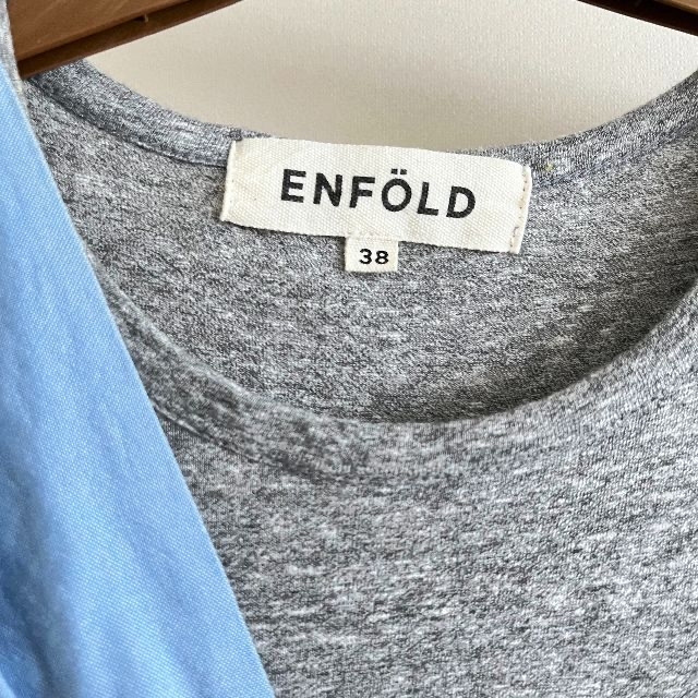 希少★ENFOLD ノースリーブドッキングワンピース 美品