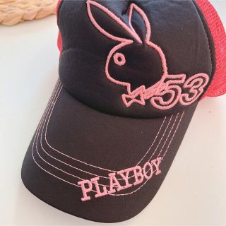 プレイボーイ(PLAYBOY)のプレイボーイ　帽子　ピンク(キャップ)