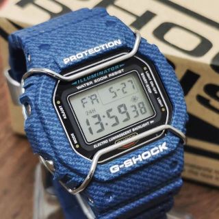 美品【CASIO/G-SHOCK】デジタルQZ メンズ腕時計 GD-120NJF