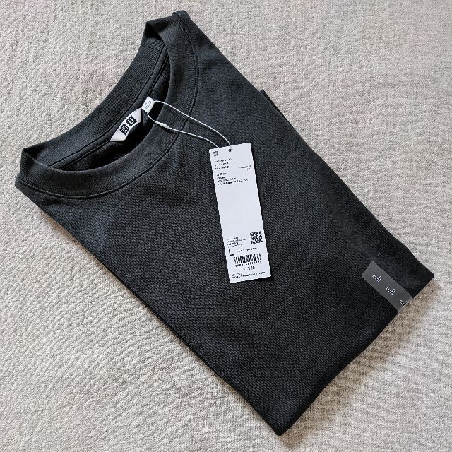 UNIQLO(ユニクロ)のユニクロ エアリズムコットンオーバーサイズTシャツ Lサイズ メンズのトップス(Tシャツ/カットソー(半袖/袖なし))の商品写真