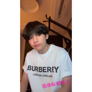 バーバリー(BURBERRY)のバーバリー　Tシャツ　BTSテテ着用　新品未使用タグ付き(Tシャツ(半袖/袖なし))