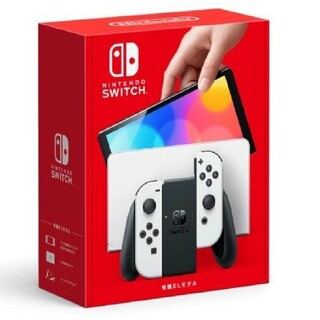 ニンテンドースイッチ(Nintendo Switch)の新品未開封品　NintendoSwitch 有機ELモデル ホワイト(家庭用ゲーム機本体)