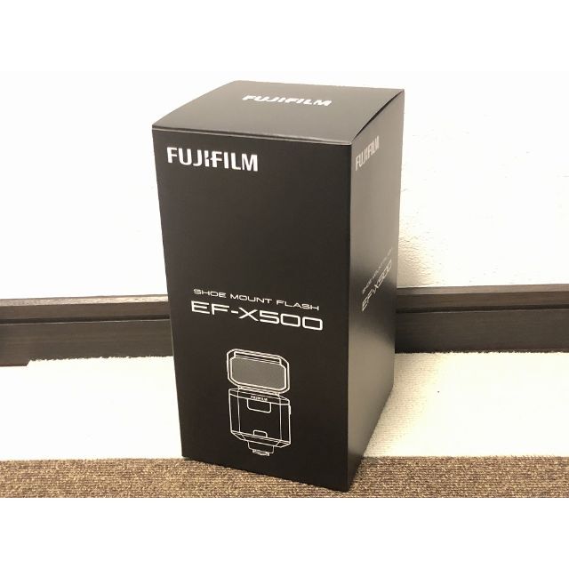 富士フイルム(フジフイルム)の2257 未使用 新品 FUJIFILM EF-X500 防塵・防滴 ストロボ スマホ/家電/カメラのカメラ(ストロボ/照明)の商品写真