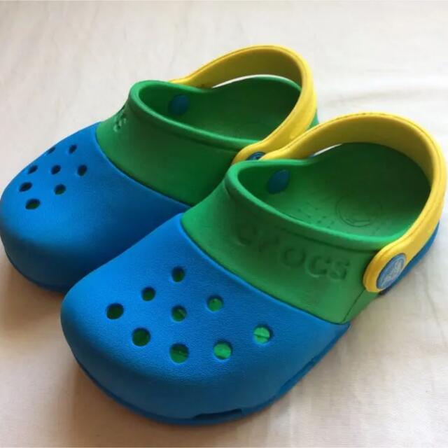 crocs(クロックス)のクロックス　C9 15cm  男の子　サンダル キッズ/ベビー/マタニティのキッズ靴/シューズ(15cm~)(サンダル)の商品写真