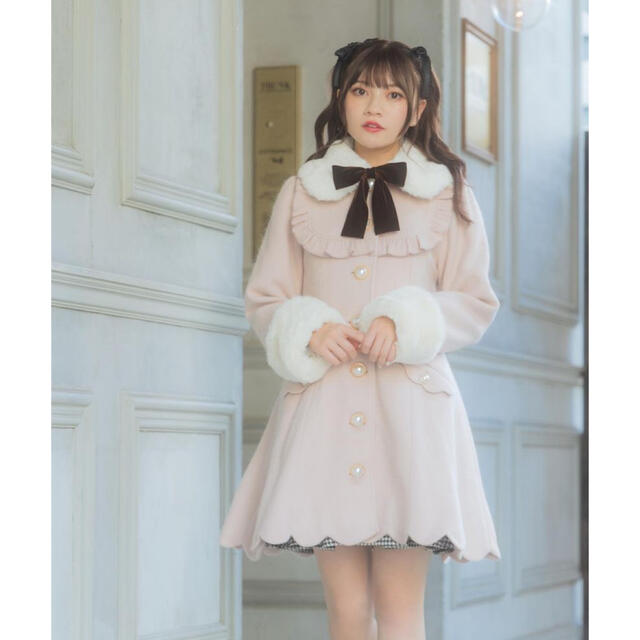 格安人気 アンクルージュ りほぴ コート ピンク コート りほぴ ピンク