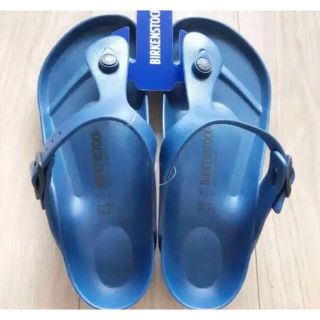 ビルケンシュトック(BIRKENSTOCK)の新品タグ付き  ビルケンシュトック  ギゼ　eva  サンダル ネイビー 24㎝(サンダル)