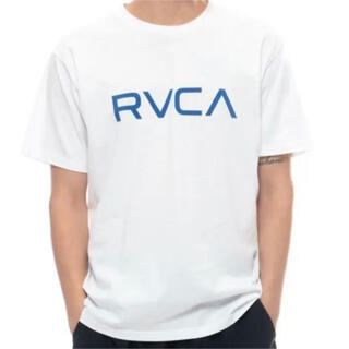 ルーカ(RVCA)の残り1点 メンズ レディースRVCA ルーカ ビックロゴ 半袖Tシャツ ホワイト(Tシャツ/カットソー(半袖/袖なし))